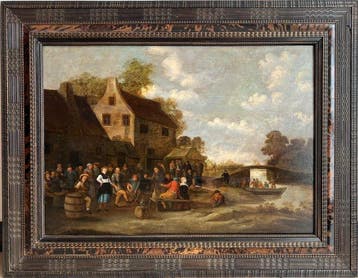 Jan Miense Molenaer (1610-1668), Attribué(e) à - Village