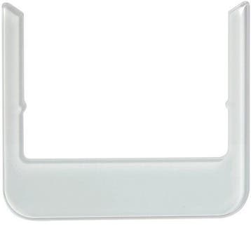 Cadre design Hager Berker - arrondi - verre blanc polaire -, Doe-het-zelf en Bouw, Verzenden, Nieuw