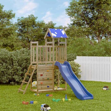 vidaXL Speelhuis geïmpregneerd grenenhout, Verzenden, Nieuw
