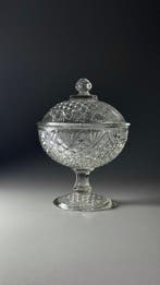 Brockwitz glasfabrik - Sucrier (2) - BONBONNIÈRE + BOWL -