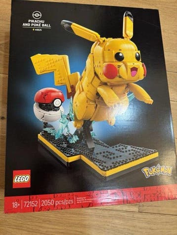 Lego Set - 72152 - Pokémon - Pikachu and Poké Ball, Nieuw