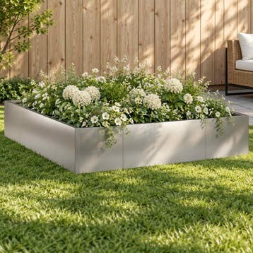 vidaXL Keermuur 8 st 300 x 100 x 50 cm Gegalvaniseerd staal, Verzenden, Nieuw