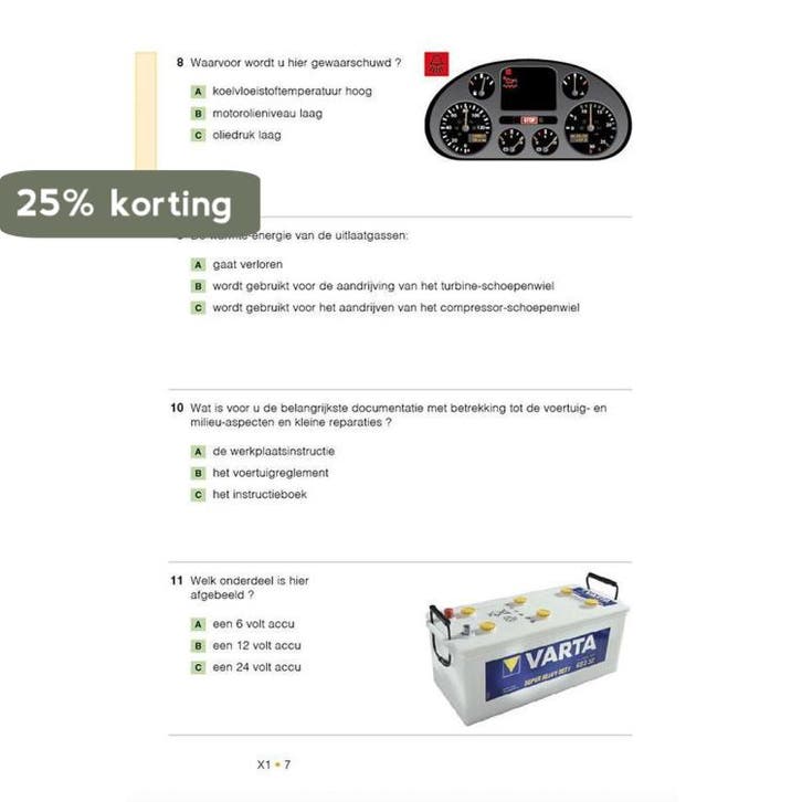 Theorie examen Examentraining techniek & controle 19e druk, Boeken, Techniek, Zo goed als nieuw, Verzenden