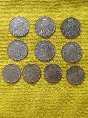 Australie, Nouvelle-Zélande. George V-George VI-Elizabeth