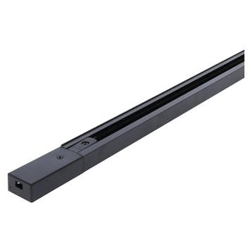 1-FASE RAIL 1 Meter Zwart incl. voeding en eindkap, Verzenden, Nieuw