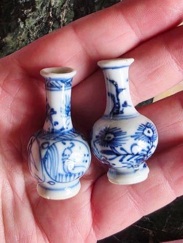 Vaas - Porselein - China - Kangxi (1662-1722) - Kangxi