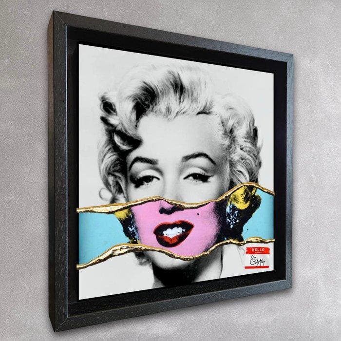 Stéphanie Godann - Marilyn Popstar, Antiek en Kunst, Kunst | Schilderijen | Modern