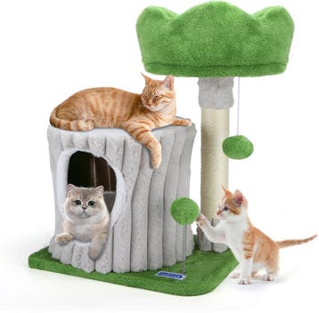 Krabpaal voor katten - 40x30x53 cm - Lichtgrijs - Nobleza, Verzenden