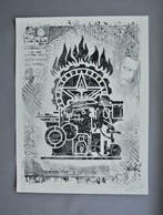 Shepard Fairey (OBEY) (1970) - Printing Press Stencil Series