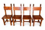 Stoel (4) - Hout - Alpenstoelen, Antiek en Kunst