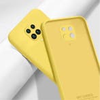 Xiaomi Redmi Note 9 Square Silicone Hoesje - Zachte Matte, Verzenden