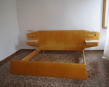 Gio Ponti - Bed - Hout, Fineer