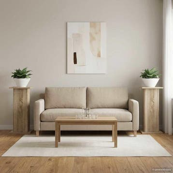 vidaXL Plantenstand 2 st Sonoma Eiken 30,5 x 30 x 60,5 cm, Verzenden