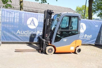 Veiling: Heftruck Toyota 8FBM16T Elektrisch 1600kg 4.5m 2016, Ophalen