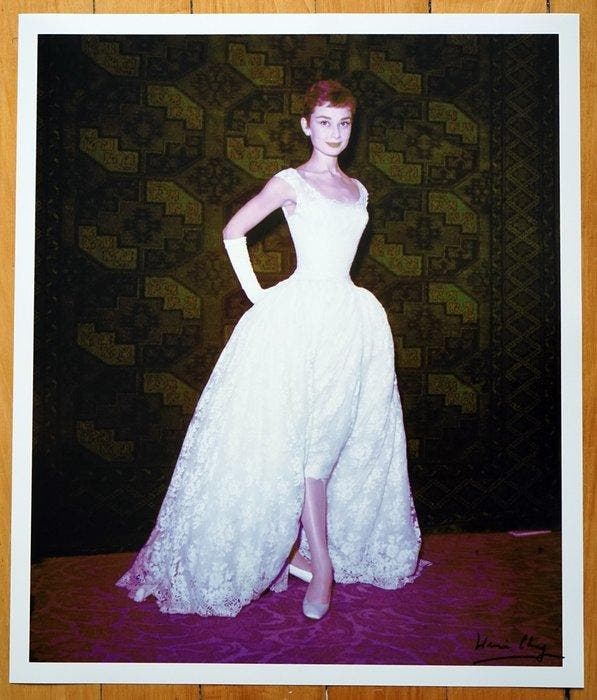 Henri Elwing - Audrey Hepburn, Antiquités & Art, Art | Objets design
