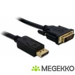 Delock 82590 Kabel DisplayPort 1.1 male > DVI 24+1 male, Verzenden, Nieuw