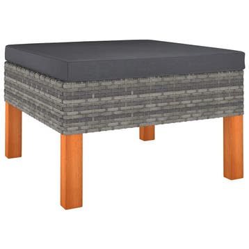 Voetenbank Rattan | 33% Korting | Retour Deal, Huis en Inrichting, Verzenden, Riet of Rotan, Zo goed als nieuw, 50 tot 75 cm
