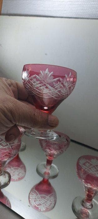 Drinkglas (6) - glas en kristal, Antiek en Kunst