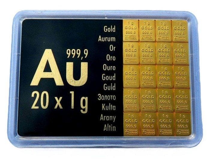 20 gram - Goud .999 - ESG / Valcambi SA - Met certificaat, Timbres & Monnaies, Métaux nobles & Lingots