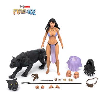 Fire and Ice Frazetta Action Figure 1/12 Teegra (Version 2), Ophalen of Verzenden