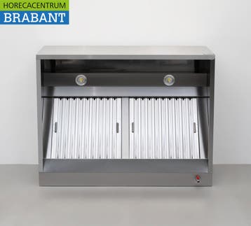 HCB RVS Afzuigkap Dampkap met lamellen filters Premium-line, Elektronische apparatuur, Afzuigkappen, Ophalen of Verzenden, Nieuw