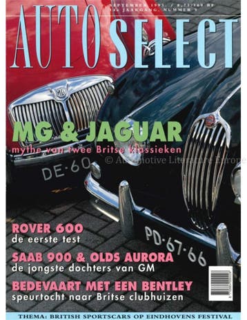 1993 AUTO SELECT MAGAZINE 9 NEDERLANDS, Ophalen of Verzenden