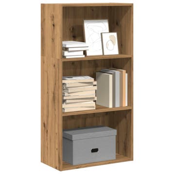 vidaXL Boekenkast 60x30x114 cm bewerkt hout artisanaal, Verzenden