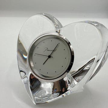 Horloge de table - Baccarat - Antique Verre - 1990-2000 -