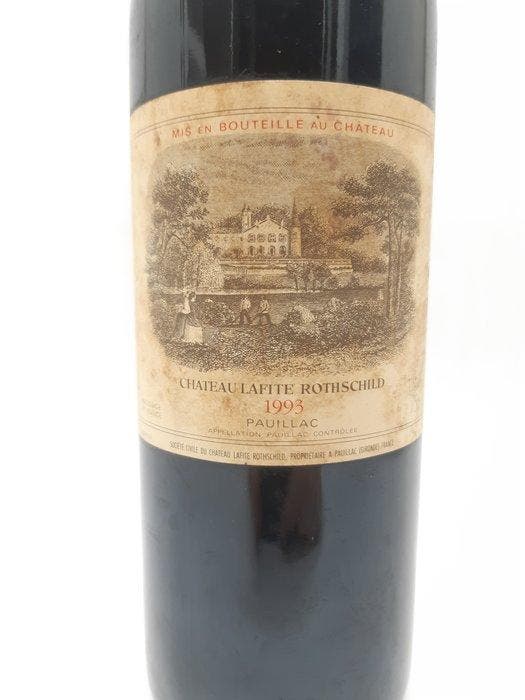 1993 Lafite Rothschild - Bordeaux - 1 Fles (0,75 liter), Collections, Vins