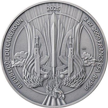 Kameroen. 2000 Francs 2025 Air Force - Guardians of Freedom