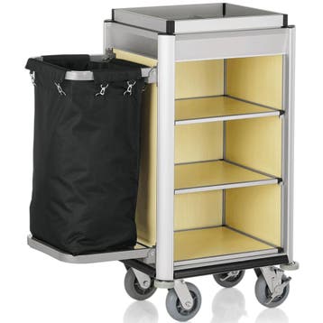 Huishoudwagen | ISABELLA | Aluminium/Hout | 3 Niveaus |, Verzenden, Nieuw in verpakking