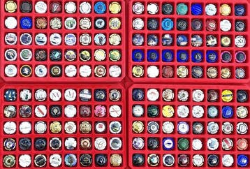 Collection de capsules de champagne - Gros Lot de Capsules