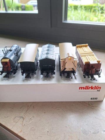 Märklin H0 - 4510 - Modeltrein goederenwagonset (1) -, Nieuw
