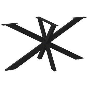 Eettafelpoot spider zwart: vernieuw direct je tafel! Nu m..., Huis en Inrichting, Tafelpoot, Gebruikt, Verzenden, 50 tot 100 cm