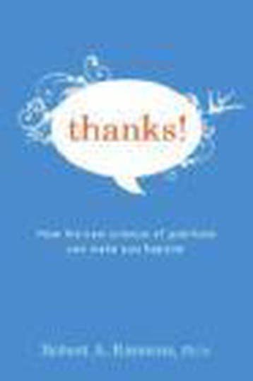Thanks! 9780618620197 Robert A. Emmons, Boeken, Verzenden, Zo goed als nieuw, Robert A. Emmons
