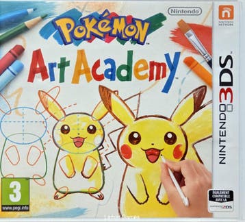 Pokemon art academy zonder boekje (Nintendo 3ds tweedehands, Ophalen of Verzenden, Nieuw
