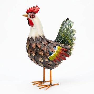 Chicken - 46cm - Beeldje - Staal