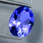 Bleu, Violet Tanzanite - 2.62 ct - International Gemological, Nieuw