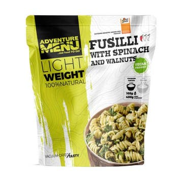 Fusilli met Spinazie en Walnoten - Adventure Menu, Verzenden