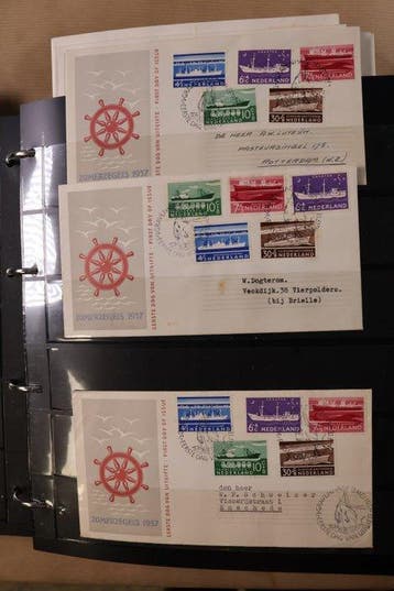 Pays-Bas 1959/1963 - Stock de FDCs dans une petite boîte.