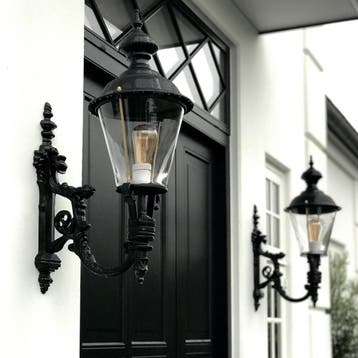 Buitenverlichting wand rond Buitenlamp Odense L, Verzenden, Nieuw
