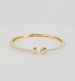 Armband - 18 karaat Geel goud, Rhodium geplateerd - 1.38ct., Nieuw