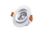 Veiling - 20x 4.9W SMD LED Inbouwspot 3000K mat wit met lens