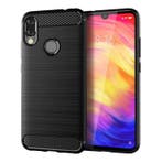 Xiaomi Redmi Note 8 Hoesje - Carbon Fiber Textuur Shockproof, Verzenden