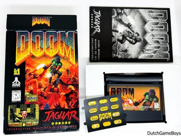 Atari Jaguar - Doom + Overlay, Consoles de jeu & Jeux vidéo, Verzenden