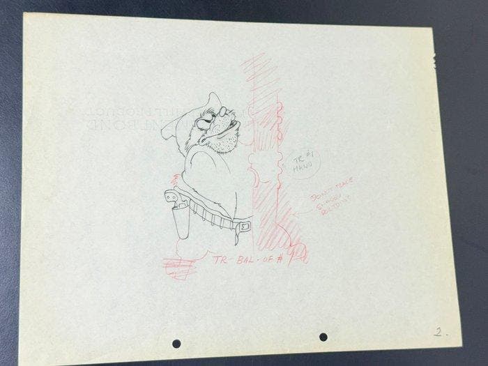 Two-Gun Mickey (Walt Disney, 1934) - 1 Peg Leg Pete Animatie, Verzamelen, Disney