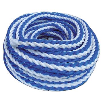 White Blue Orkaan-12 16MM 220mtr Meertouw Nieuw!!!, Watersport en Boten, Verzenden, Nieuw