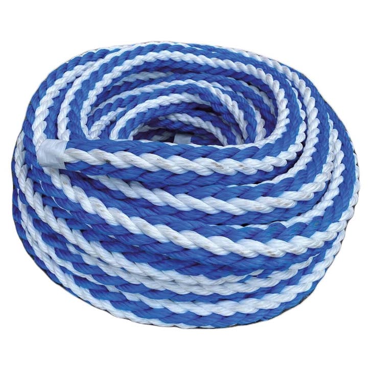 White Blue Orkaan-12 16MM 220mtr Meertouw Nieuw!!!, Sports nautiques & Bateaux, Navigation professionnelle, Envoi