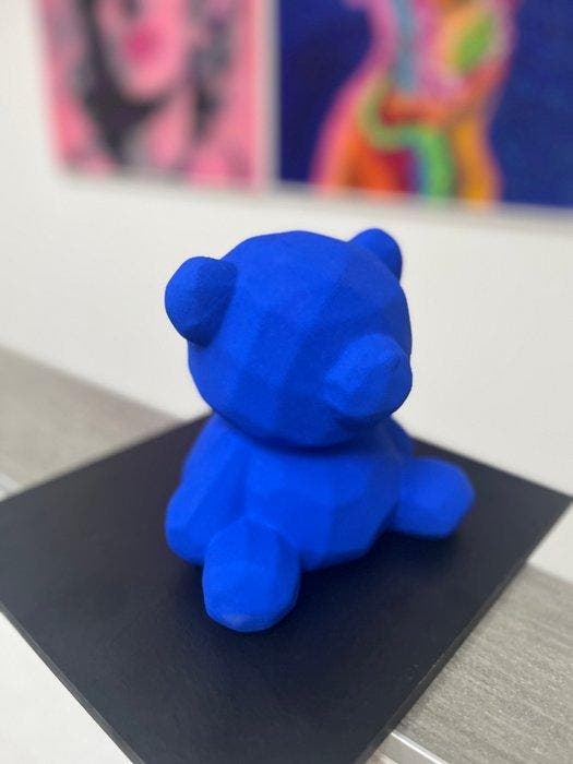 D - Uli - Blue bear, Antiek en Kunst, Kunst | Designobjecten