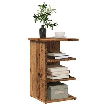 vidaXL Dressoir 35x35x55 cm bewerkt hout oud houtkleurig, Huis en Inrichting, Verzenden, Nieuw